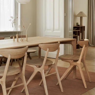 Specialty Pi Dining Table Oak Rectangular Environmentally Friendly