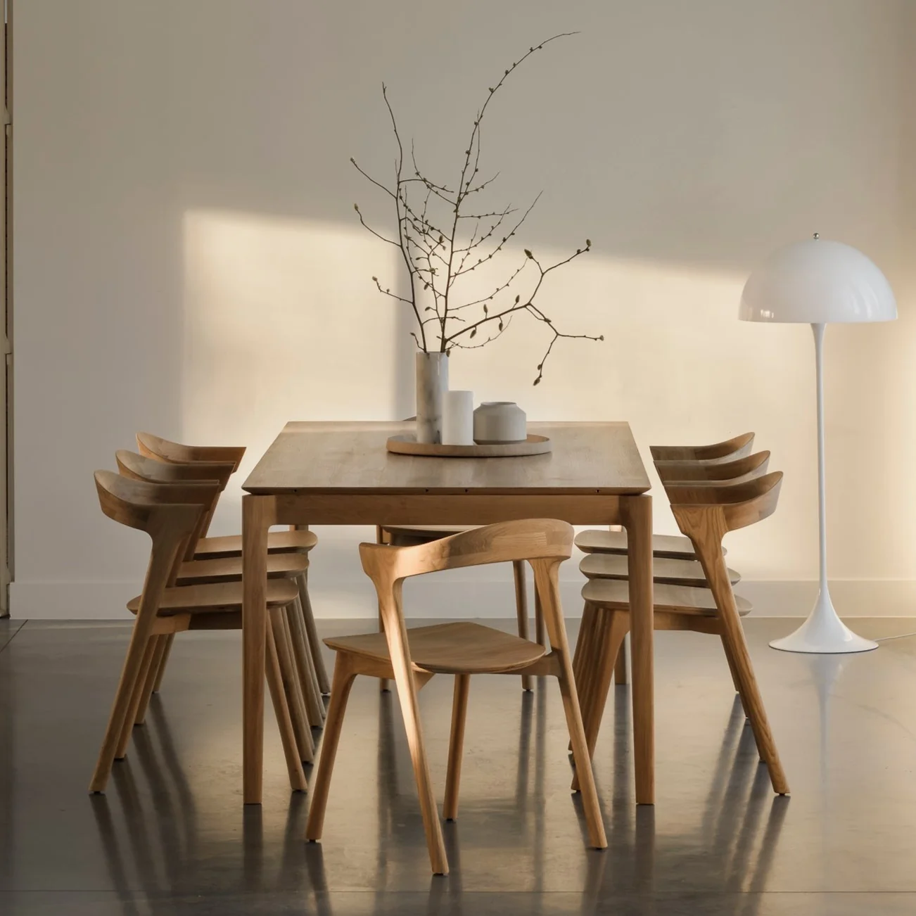 Secure Bok Extendable Solid Oak Dining Table Rectangular Reliable