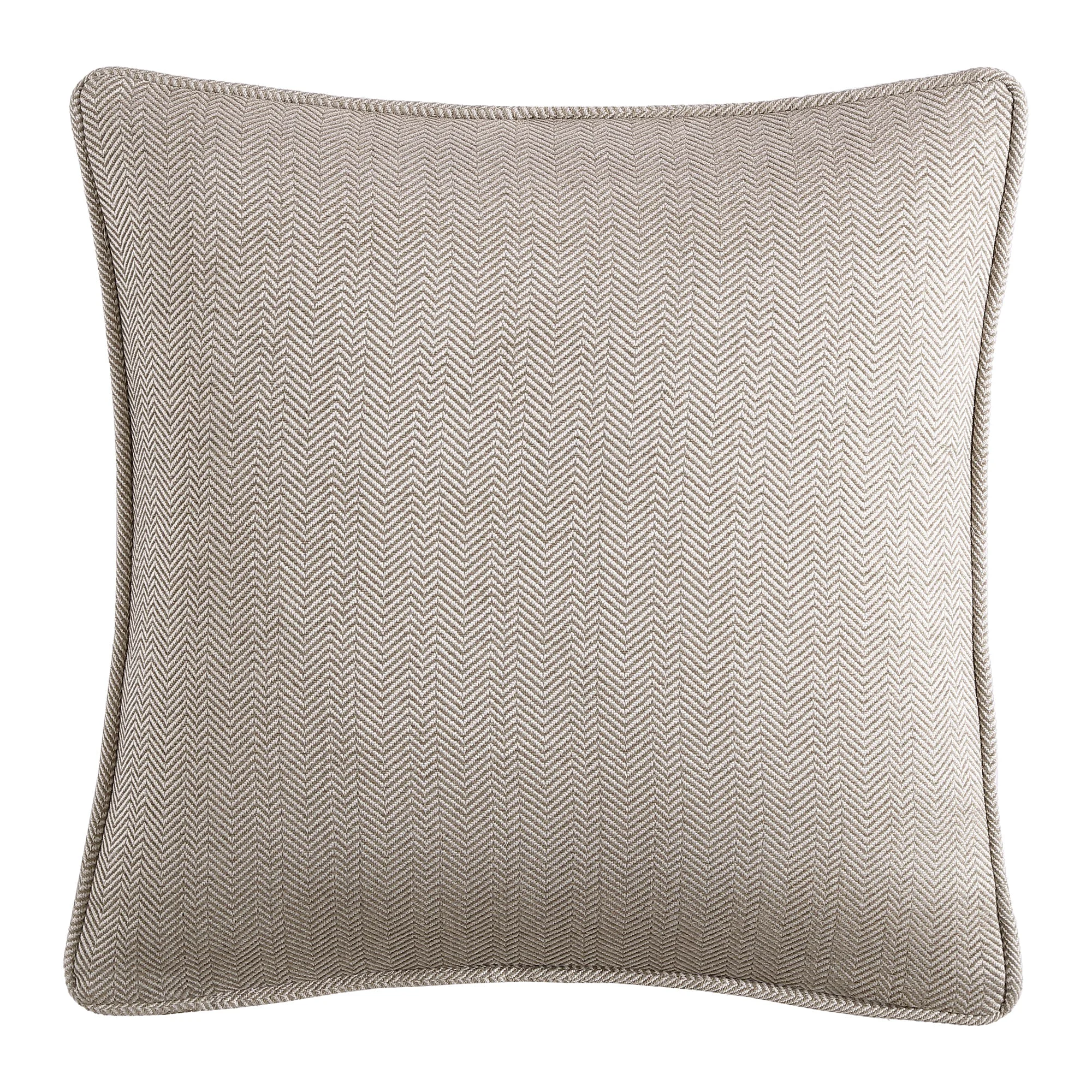 Comfortable Chenille Herringbone Euro Sham Clean