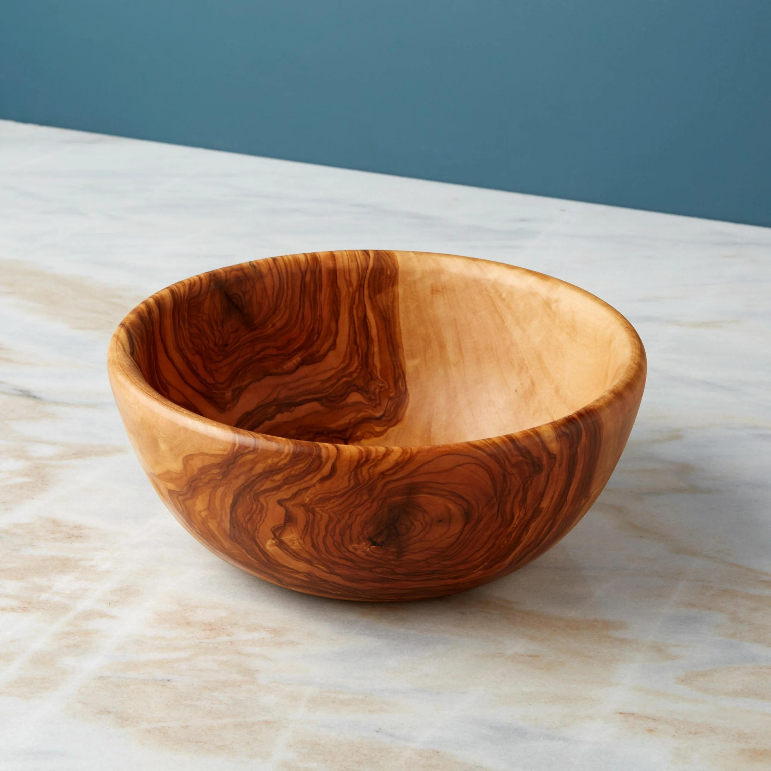 First-Class Olive Wood Salad Bowl Small High-Quality