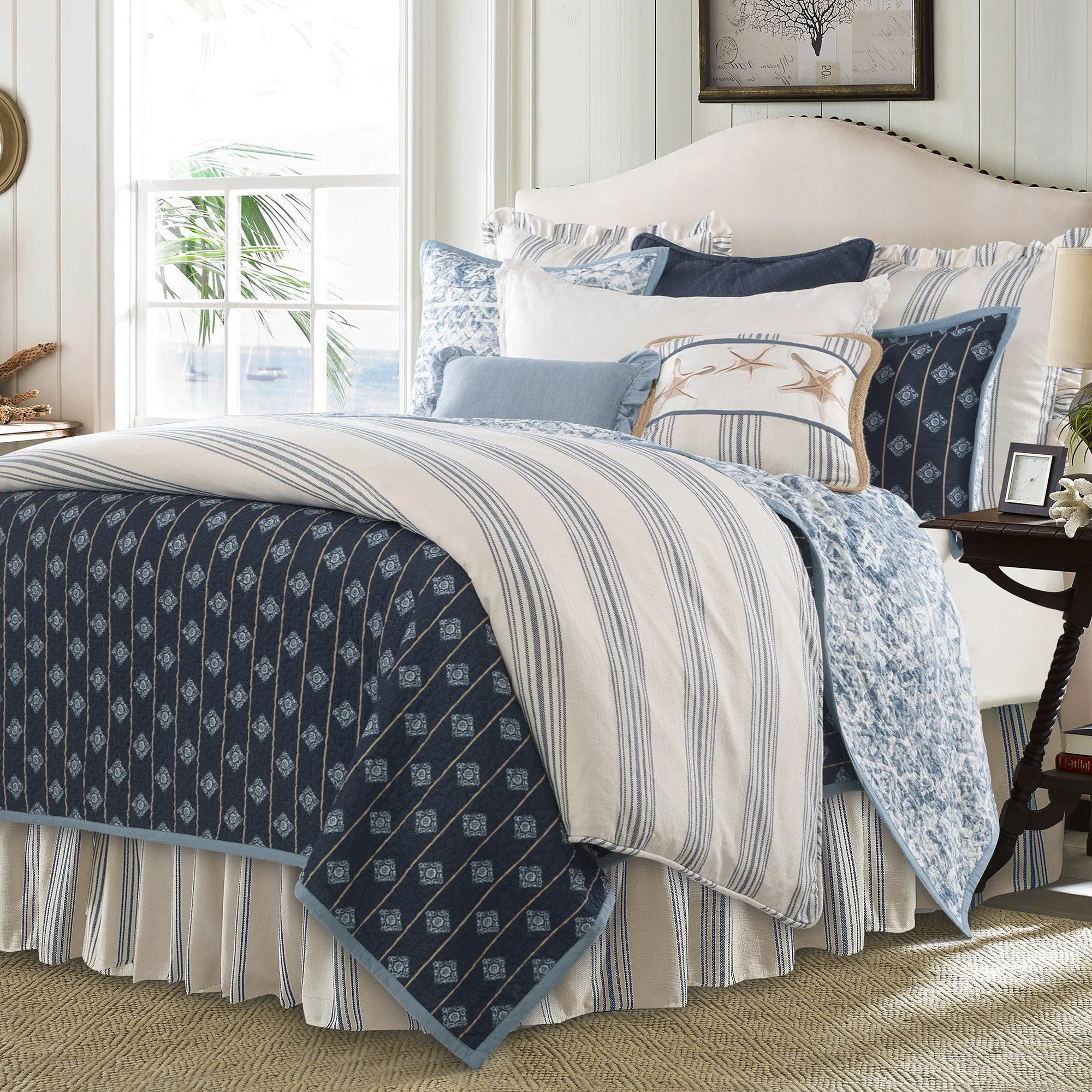 Luxury Prescott Comforter Set 3 Pc Smooth