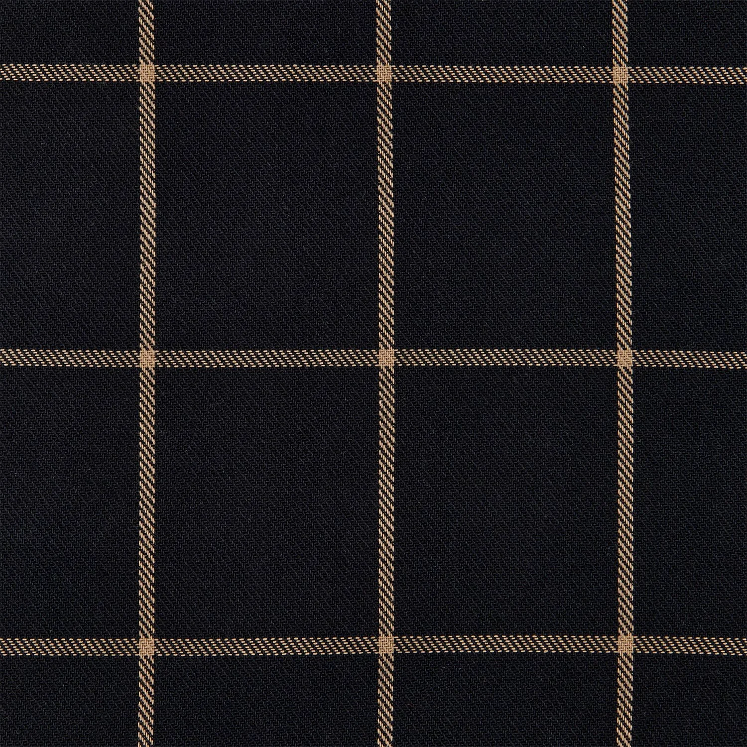 Practical Windowpane Plaid Black Swatch Premium