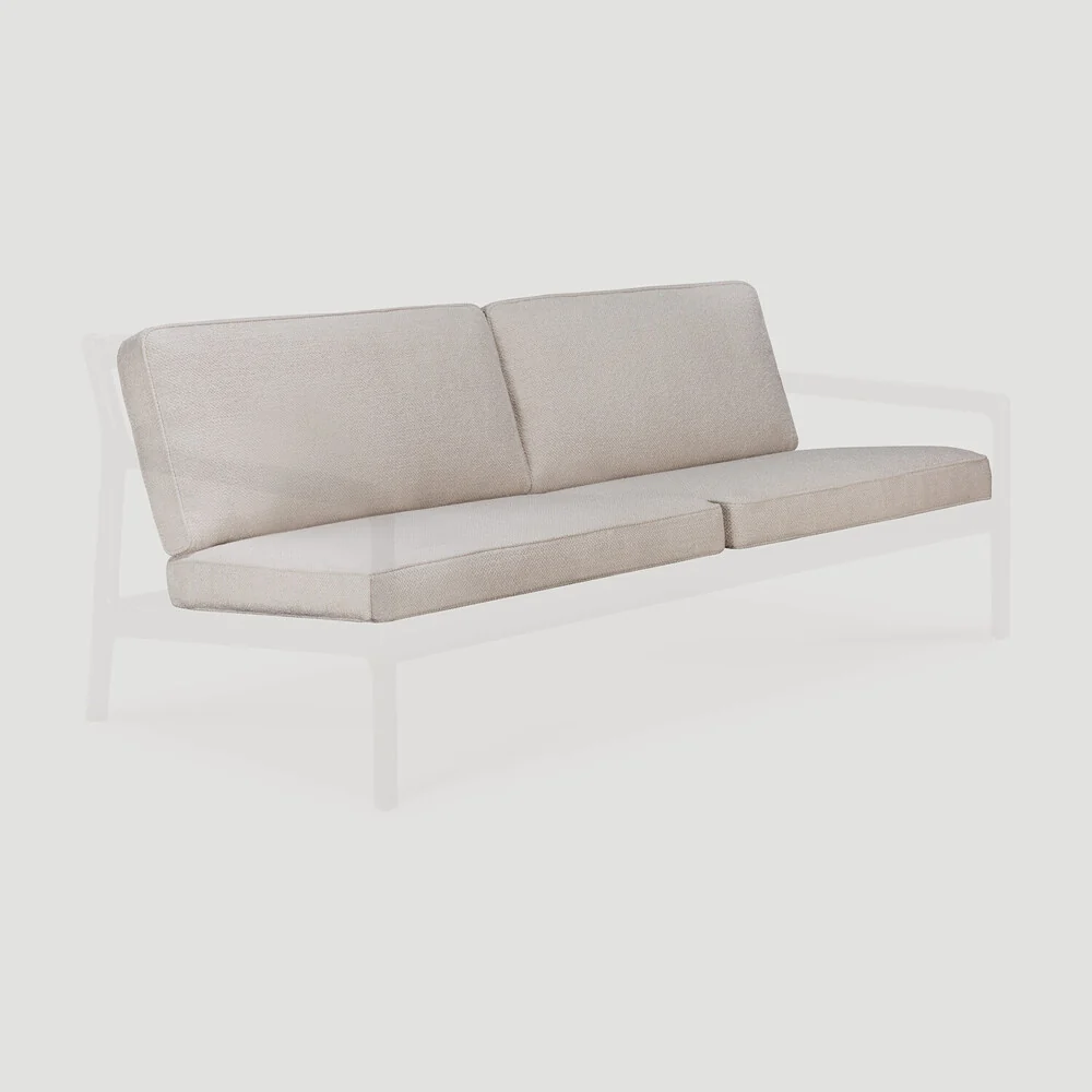 Quality Jack sofa 2 seater cushion set - Ivory fabric Stylish