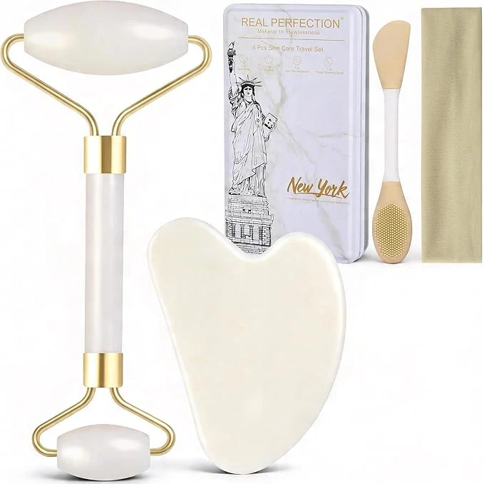 Contemporary ion Gua Sha Facial Tools Face Roller Fine