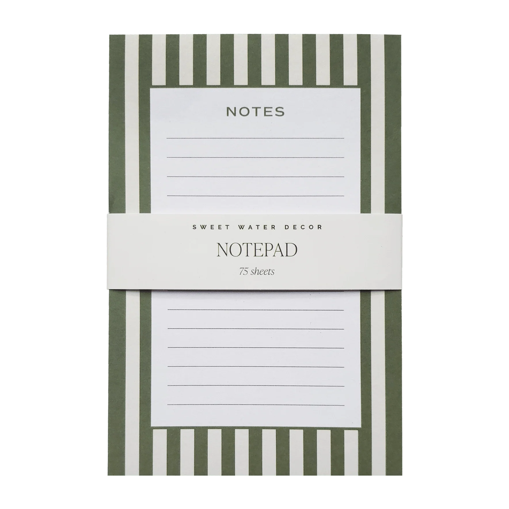 Healthy Striped Notepad Breathable
