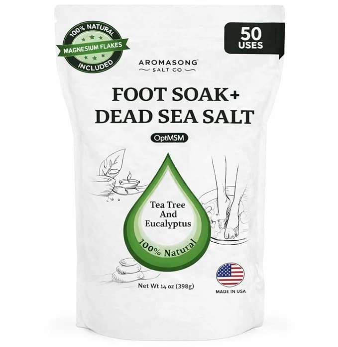 Lightweight Aromasong Tea Tree Foot Soak Green