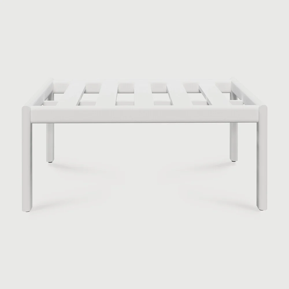 Fine Jack outdoor footstool frame - aluminium - white Luxury