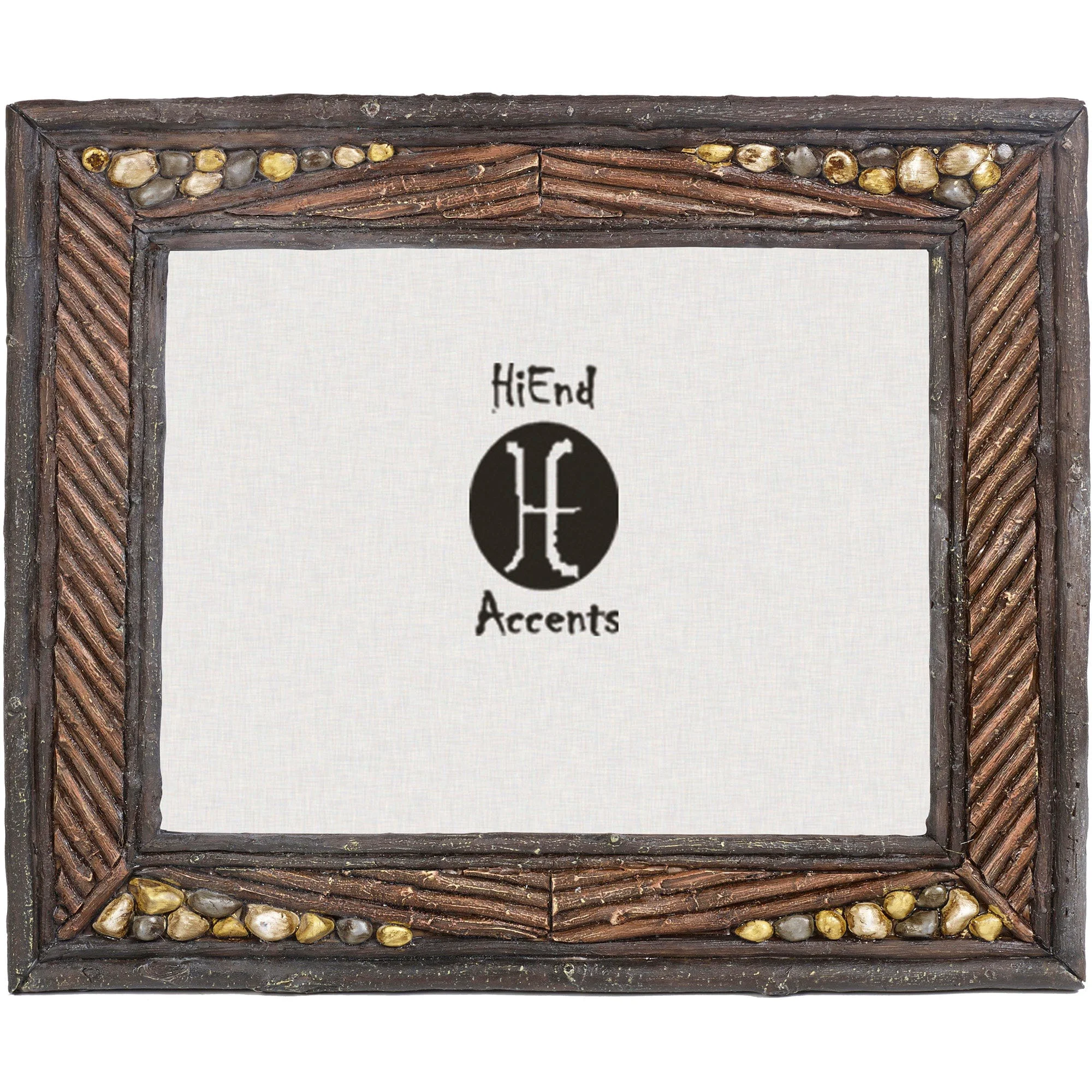 First-Class River Rock Picture Frame Effective