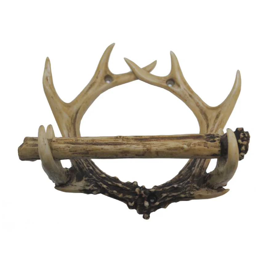 Traditional Antler Toilet Paper Holder Fashionable