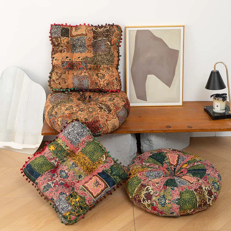 Comfortable Ownkoti Bohemian Patchwork Mandala Floor Pillow Healthy