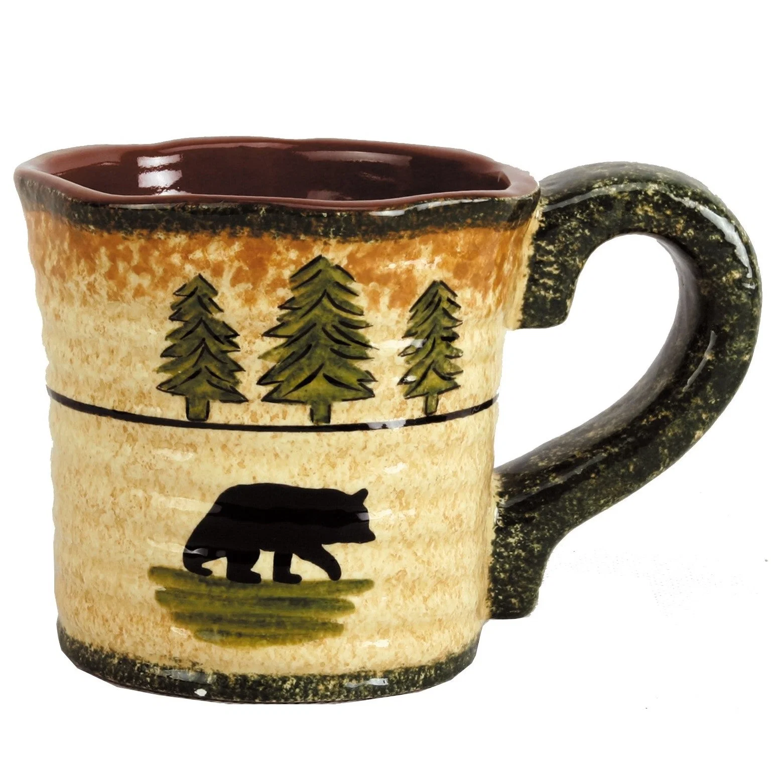 Pure Rustic Bear Mug Set 4 Pc Smart