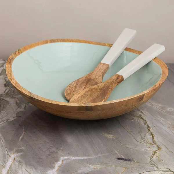 High-End Madras Oversized Bowl Sage Soft