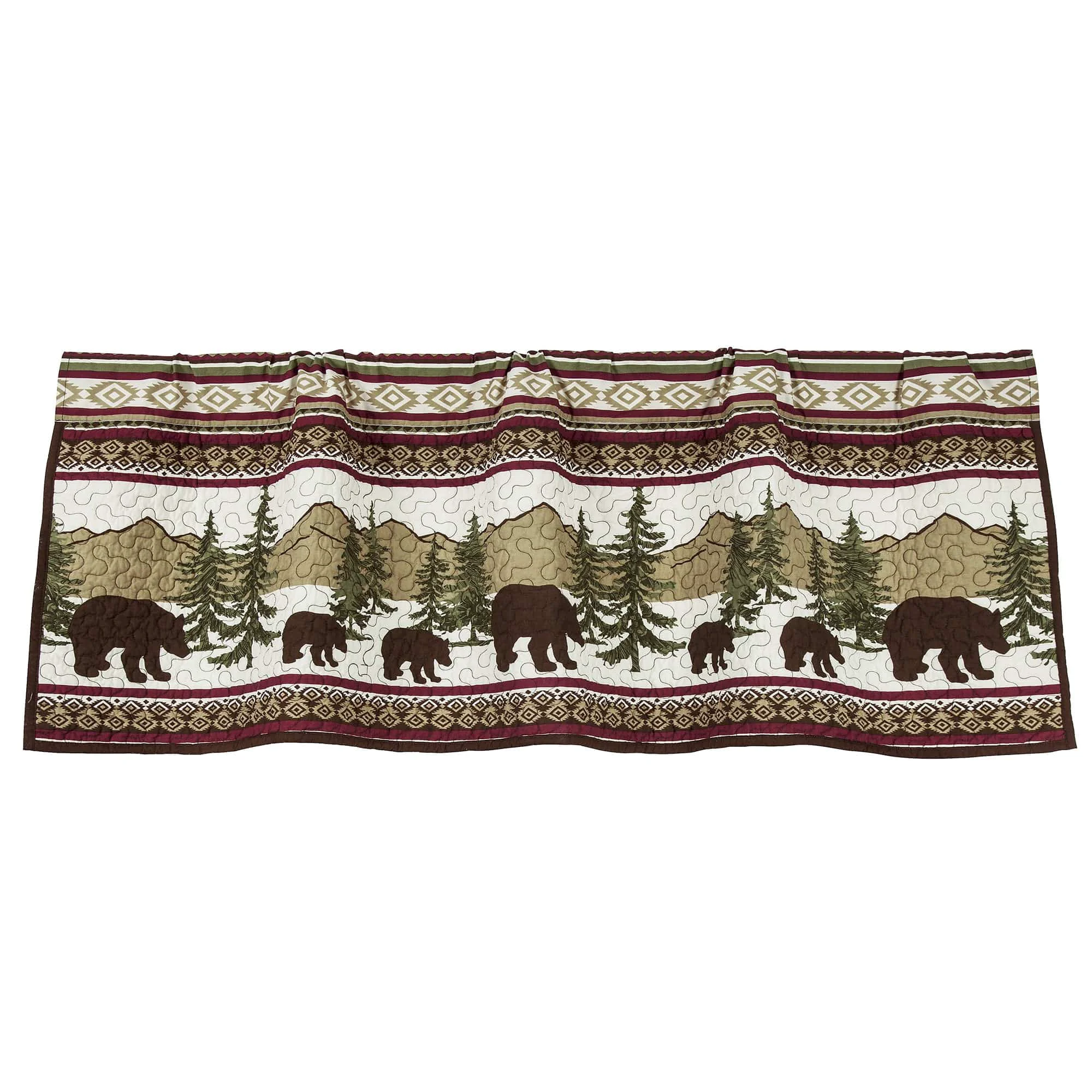 Prestigious Bear Trail Quilted Valance Innovative