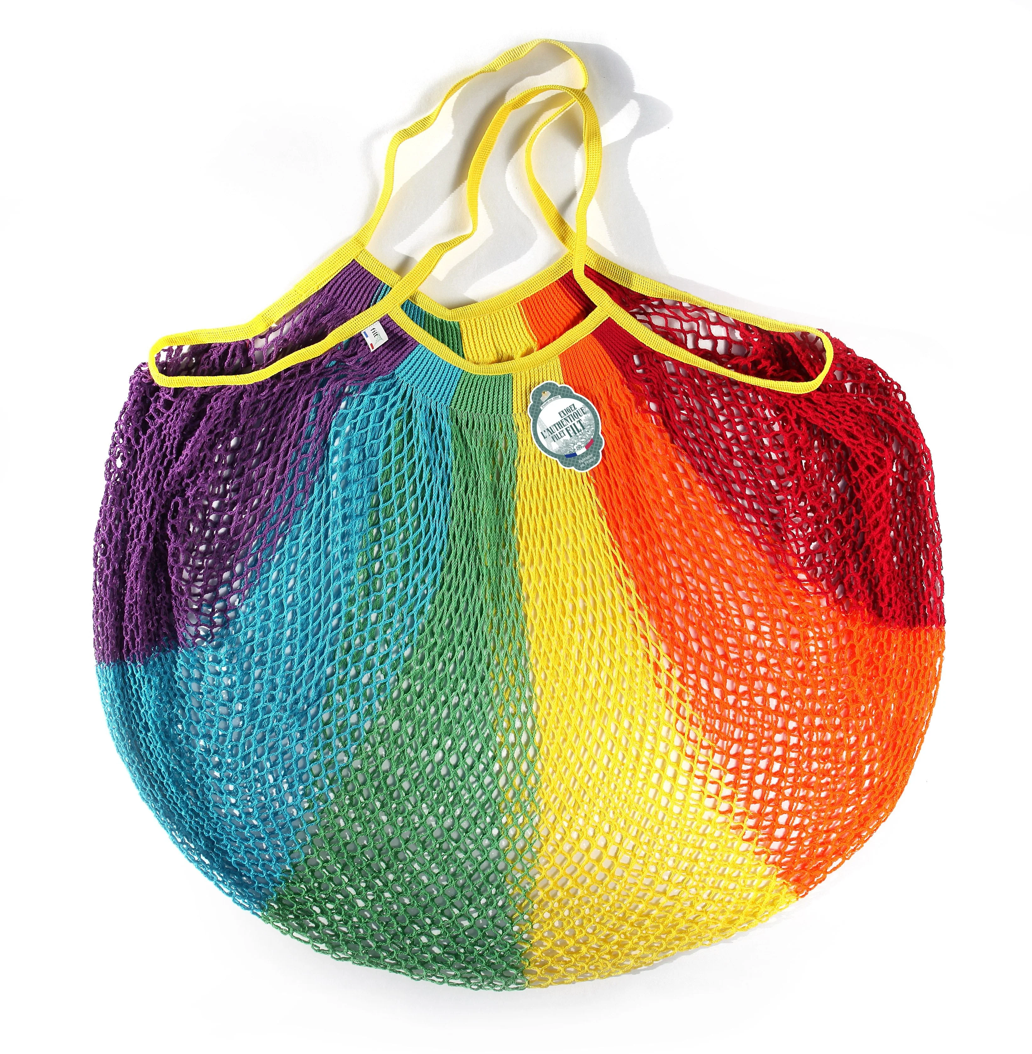 Trendy Filt Rainbow Cotton Shopper Large..-230RAINBOW Efficient