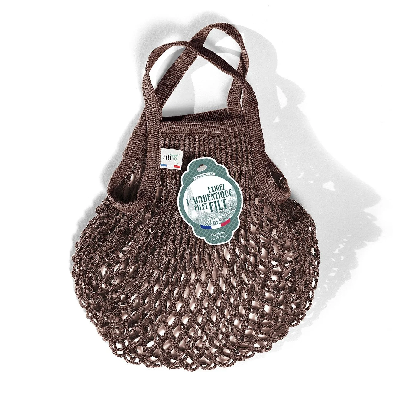 Fine Crafted Filt Brown Cotton Sack Mini-301MARRONSEPIA Exceptional