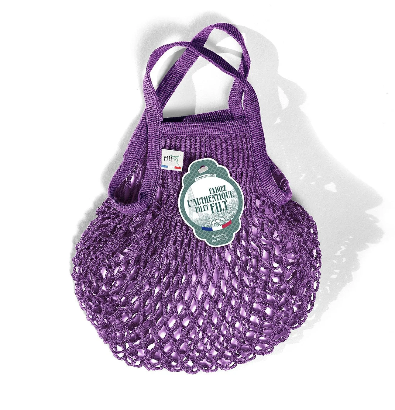 Crafted Filt Violet Cotton Sack Mini - 301VIOLET Smooth
