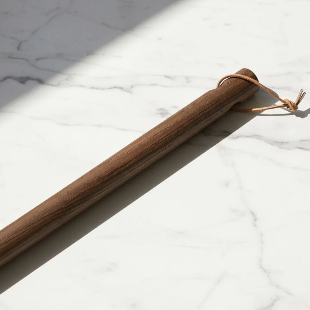 Environmentally Friendly Andree Jardin quot Heritage quot Ash Wood Broom Handle Detailed