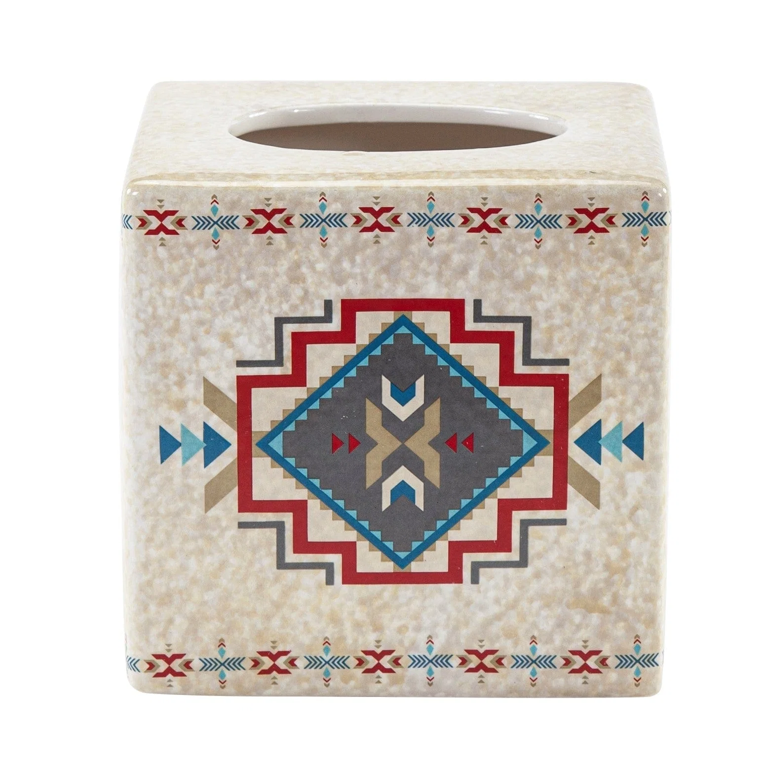 Detailed Spirit Valley Ceramic Tissue Box Cover Enhanced