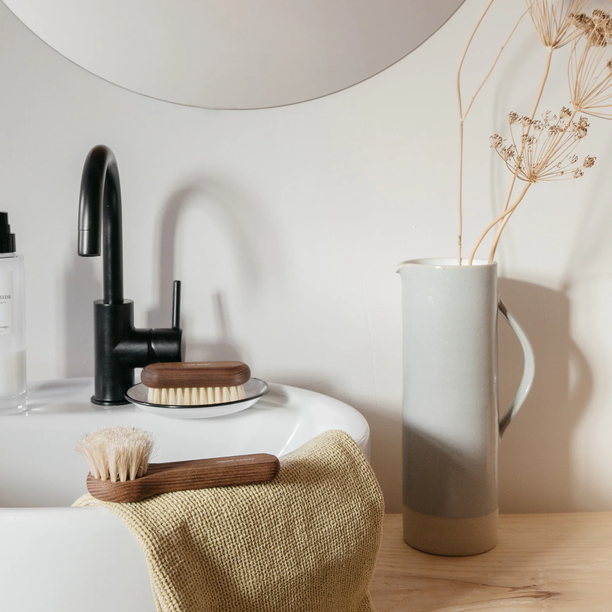 Convenient Andree Jardin Ash Wood Heritage Facial Cleansing Brush Advanced