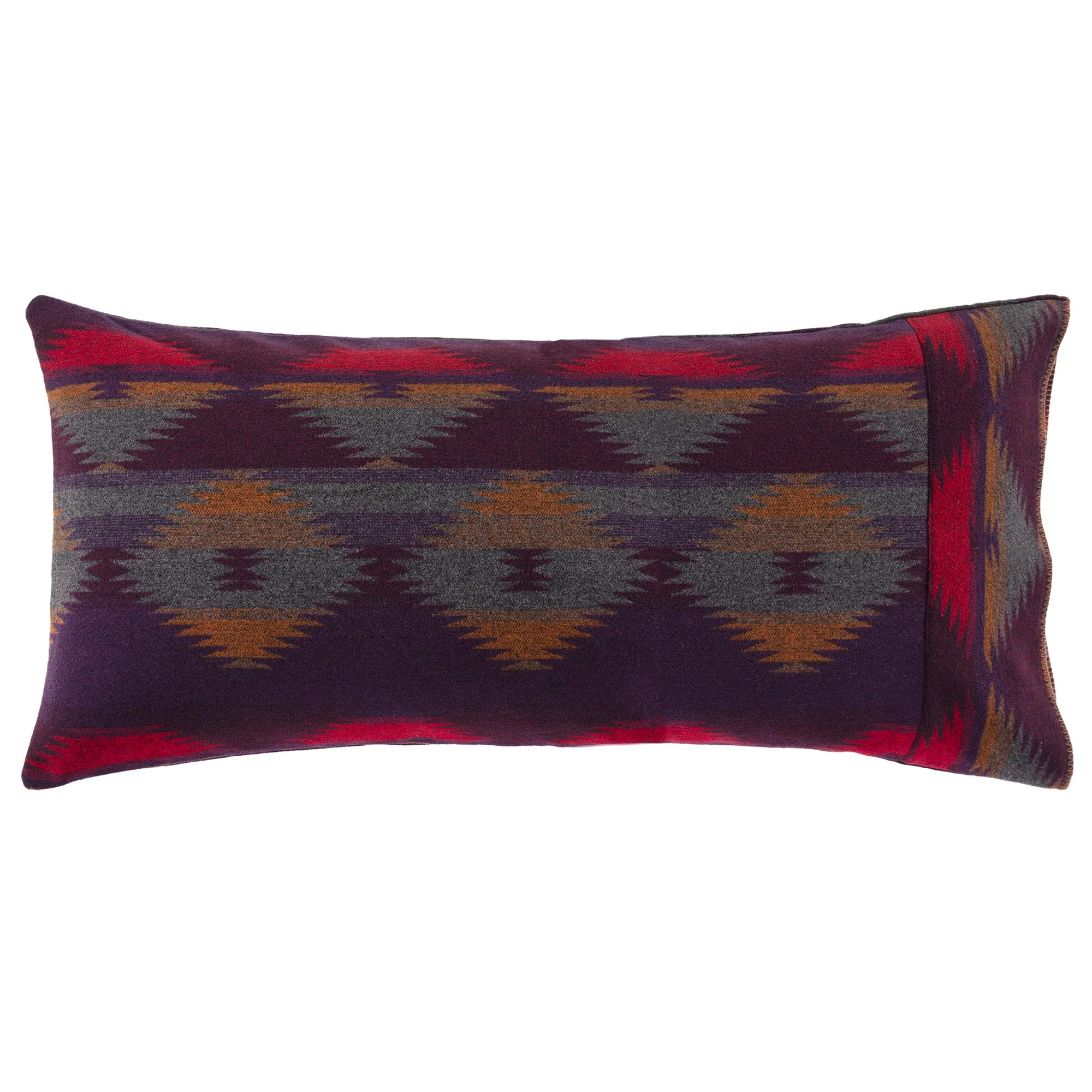 Premium Material Gila Wool Blend Self Cuff Pillowcase Comfortable