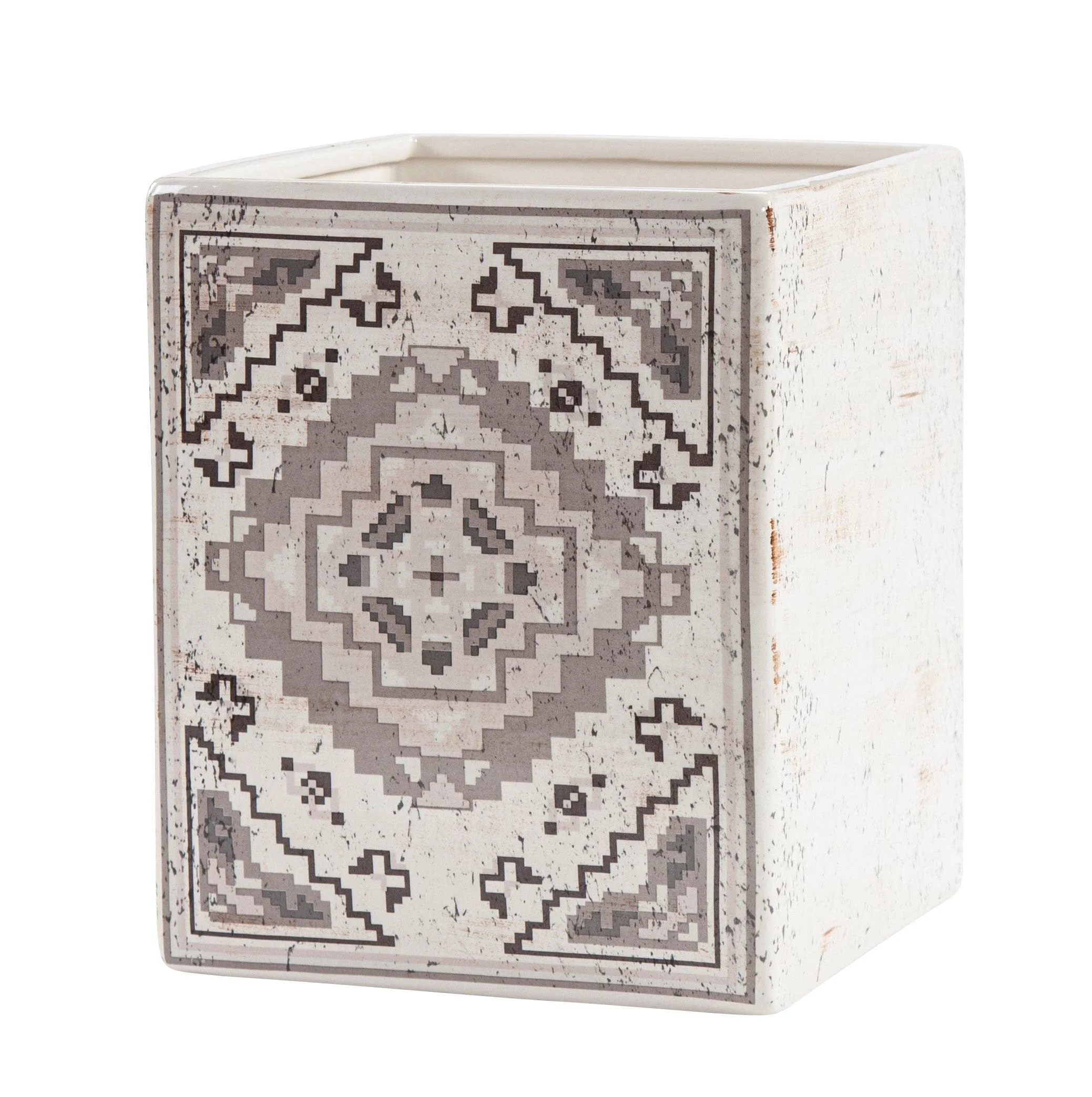 Superior Dakota Ceramic Wastebasket Unique