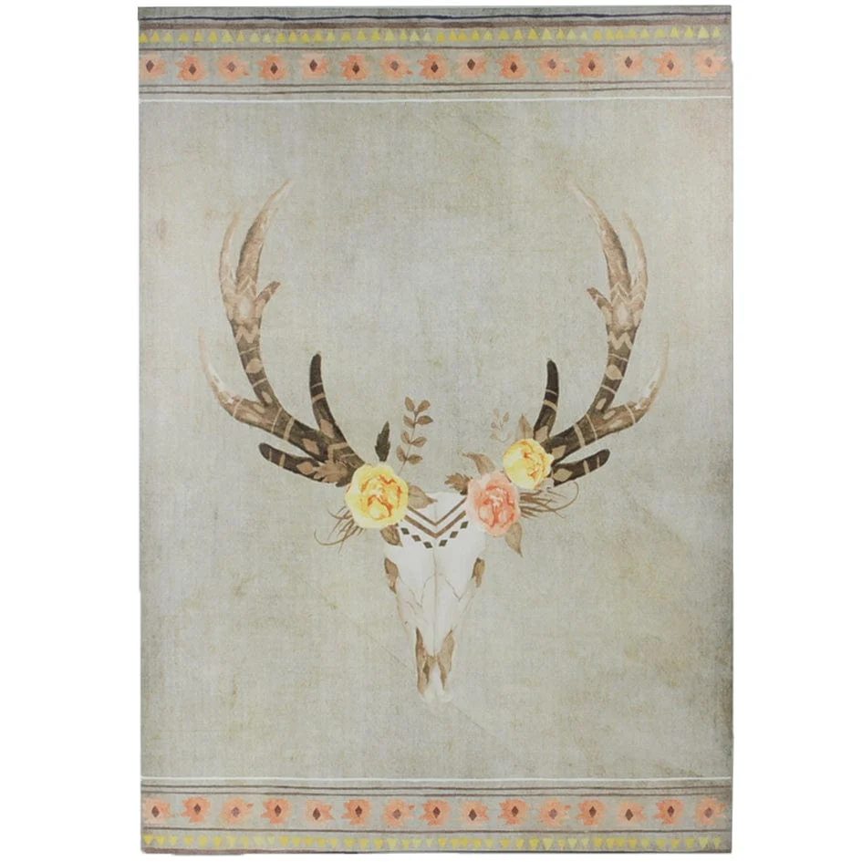 Elite Desert Skull Bohemian Canvas Wall Art World-Class