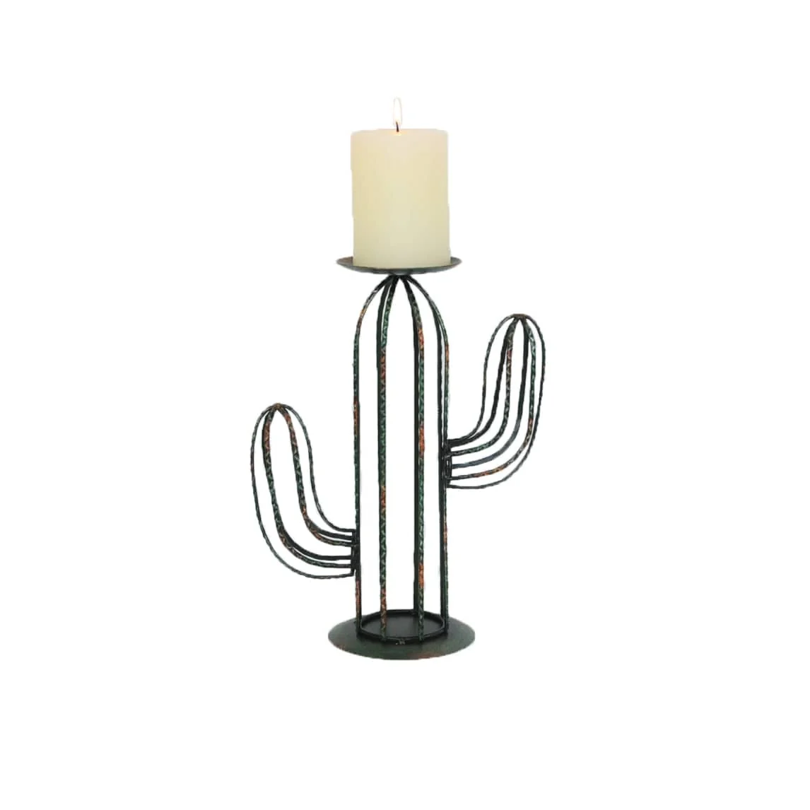 Responsible Cactus Single Candle Holder Contemporary