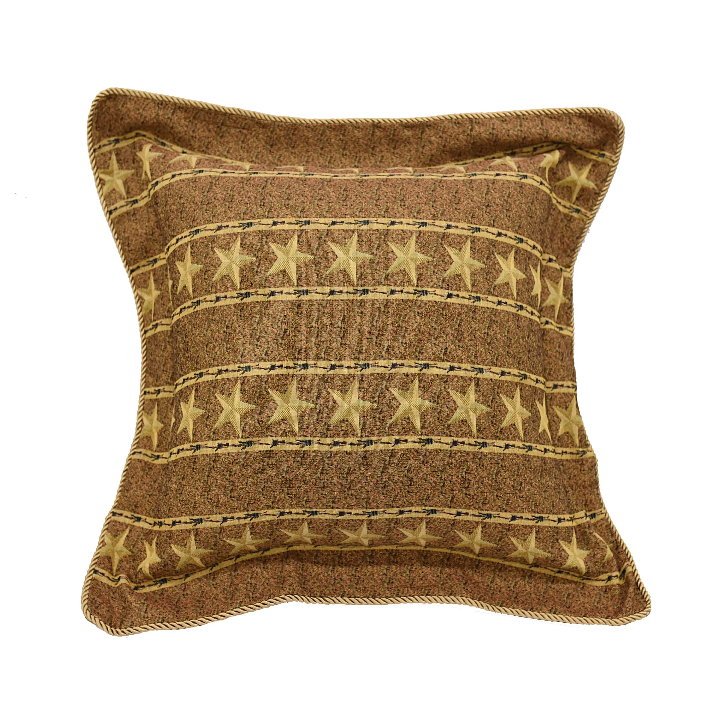 Green Barbwire Star Euro Sham Trendy