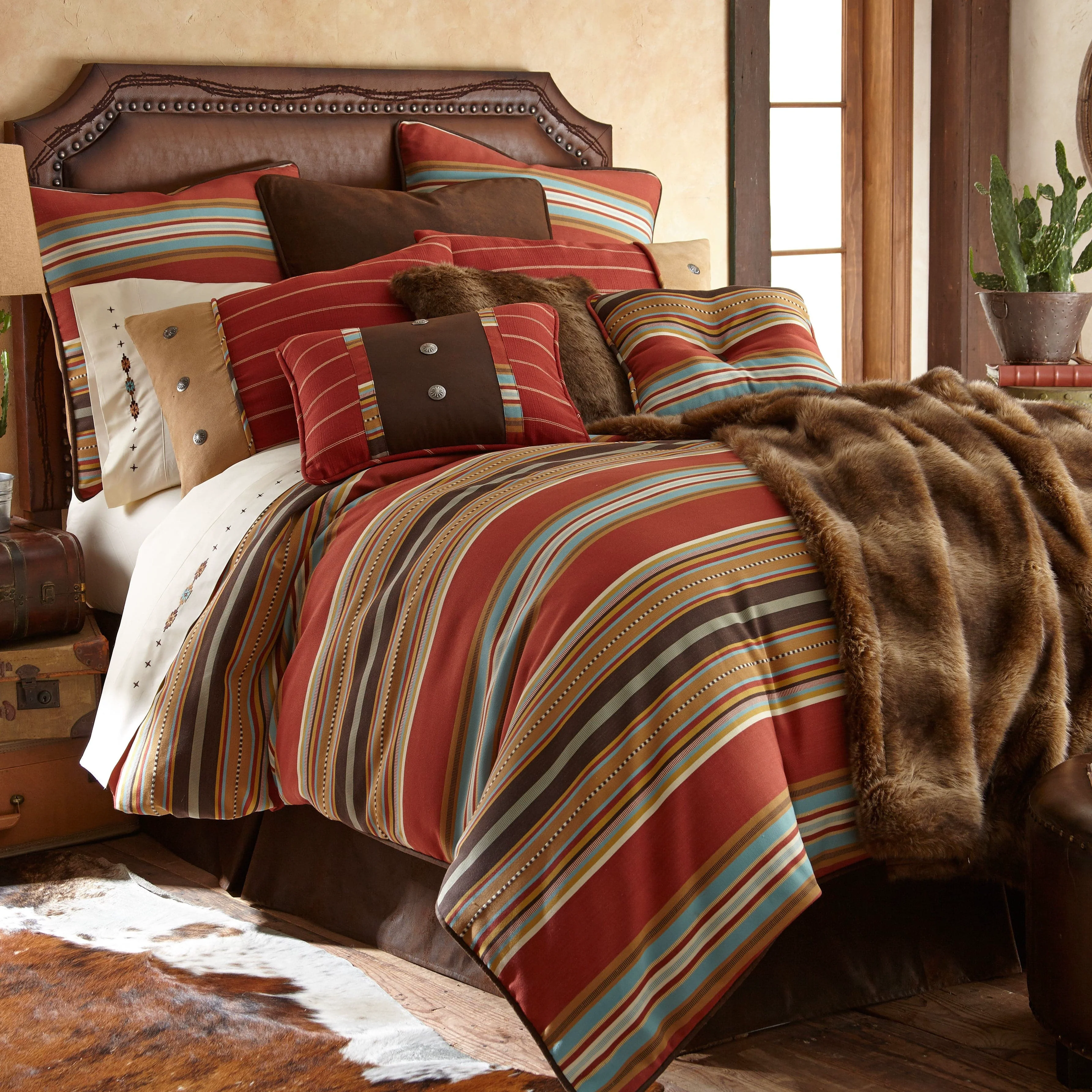 Modern Calhoun Comforter Set 4 Pc Smooth