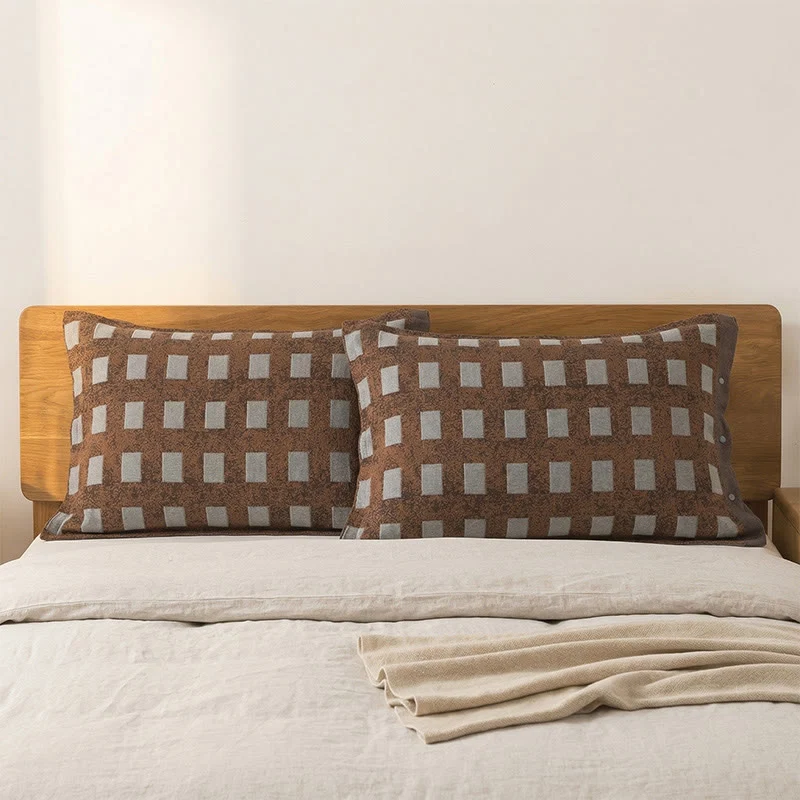 Fine Crafted Ownkoti Modern Jacquard Cotton Pillowcases 2PCS World-Class