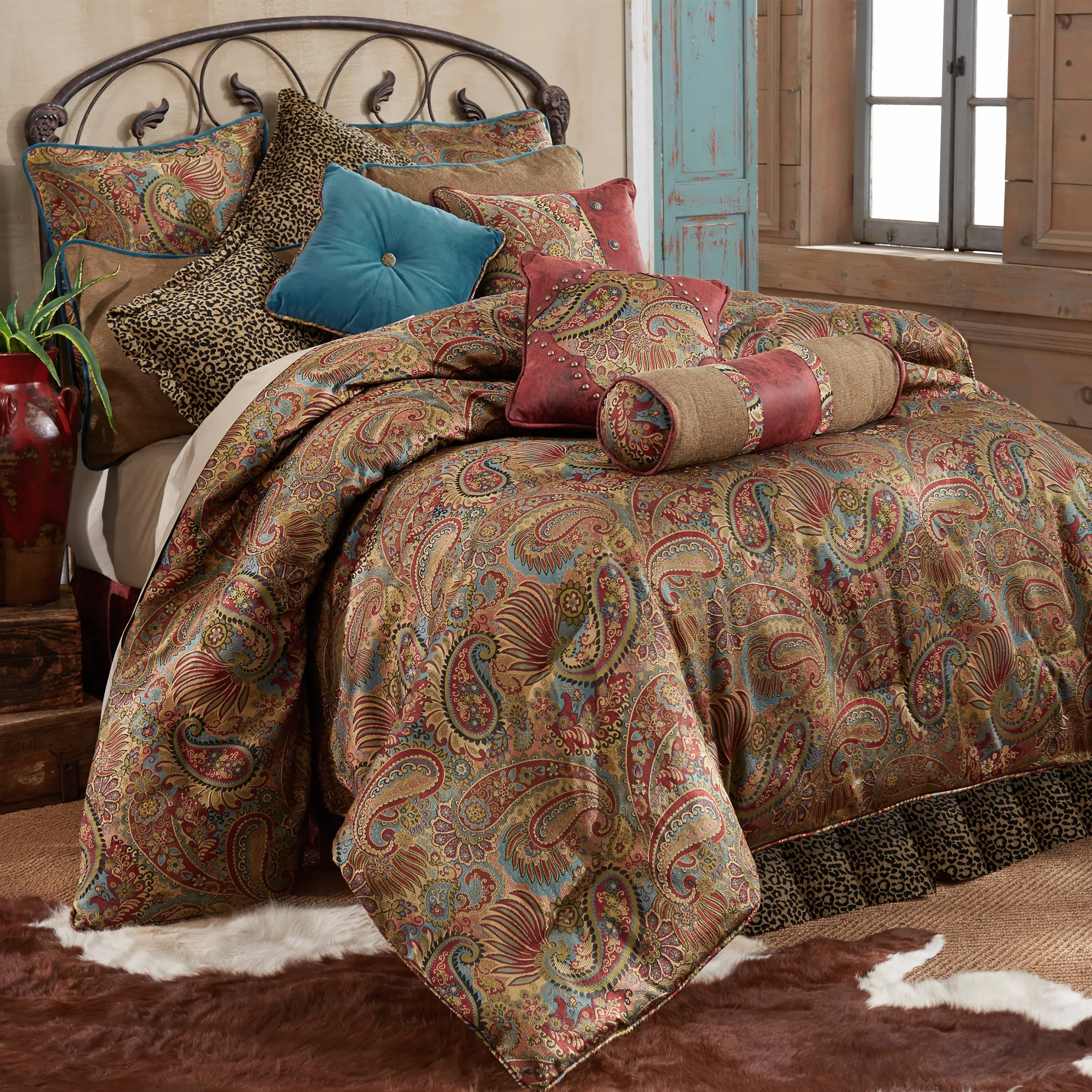 Outstanding San Angelo Comforter Set 3 Pc Traditional