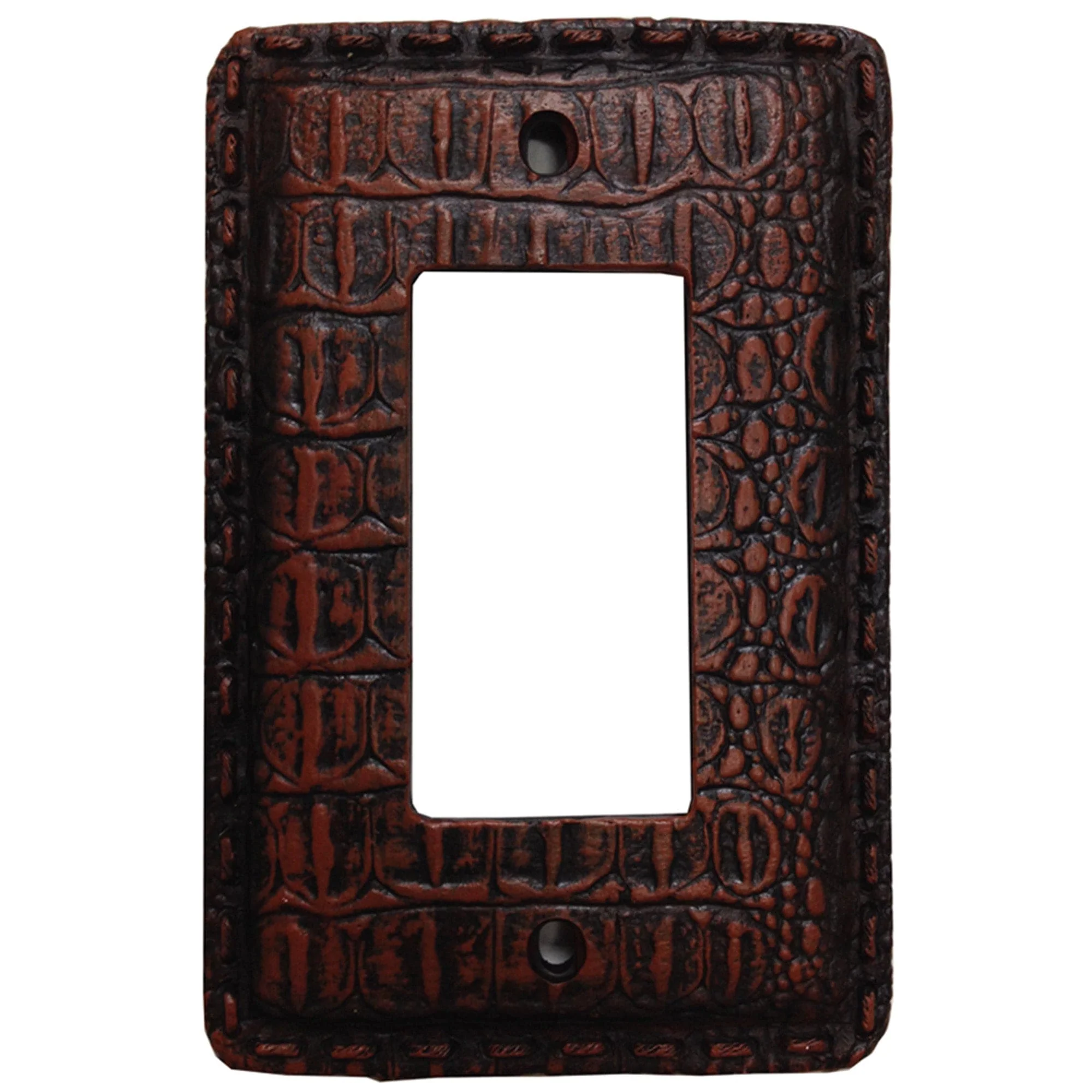 Elegant Resin Gator Single Rocker Wall Switch Plate Healthy