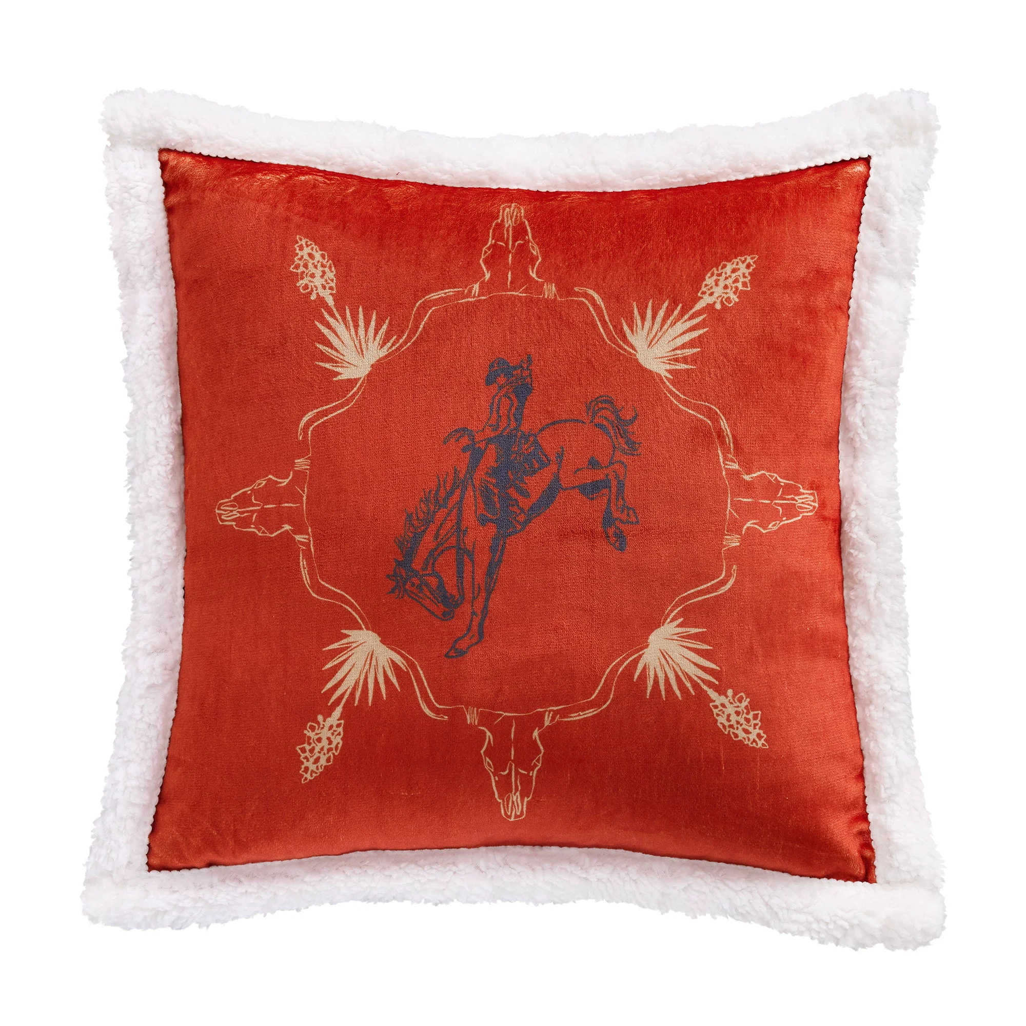 Effective Marfa Campfire Sherpa Pillow Genuine