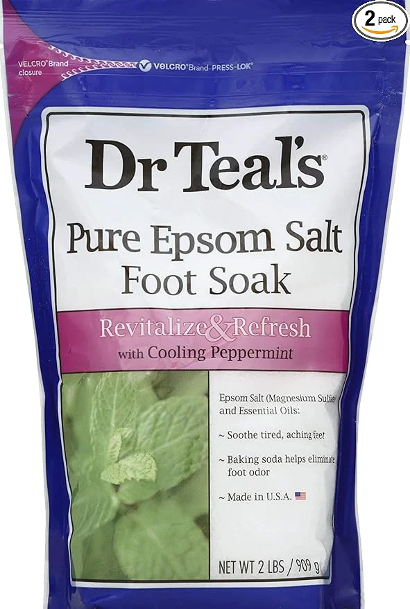 Minimalist Dr. Teal's Pure Epsom Salt Foot Soak Solution Gift Set Selected