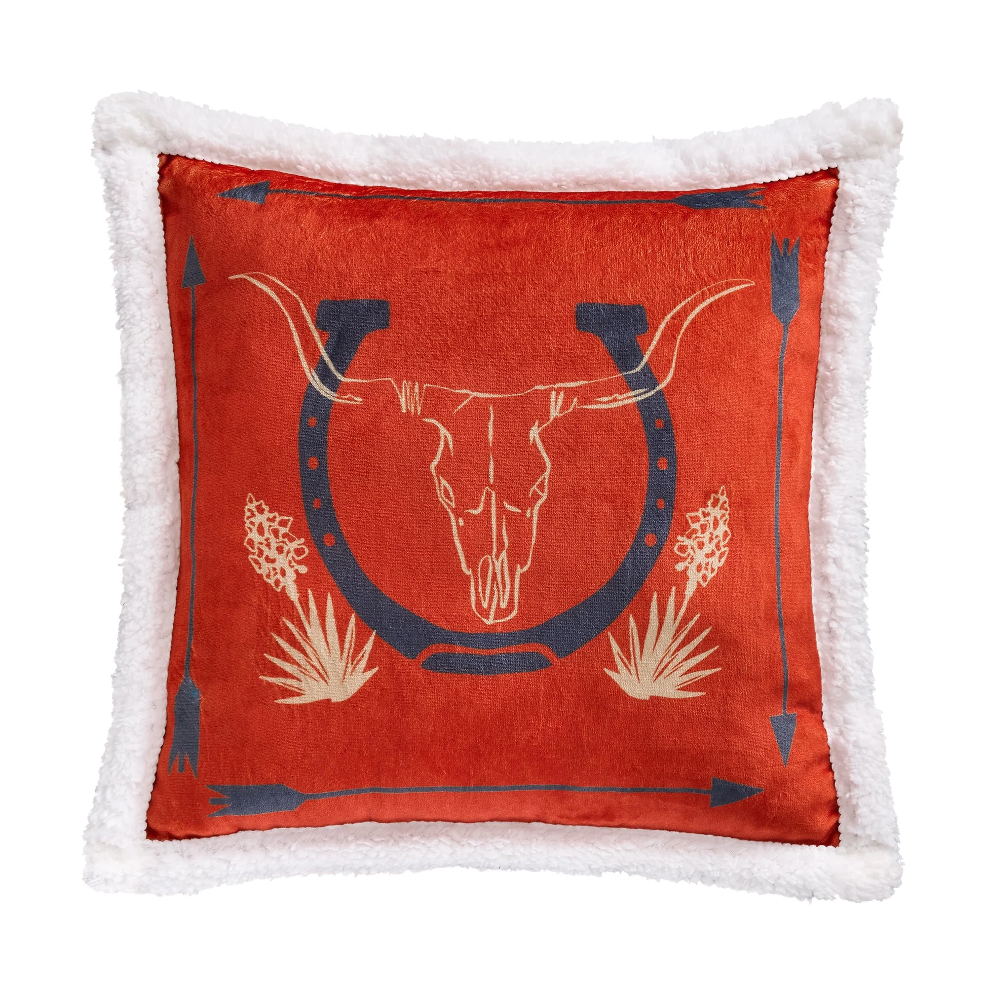 Sophisticated Marfa Campfire Sherpa Pillow Elite