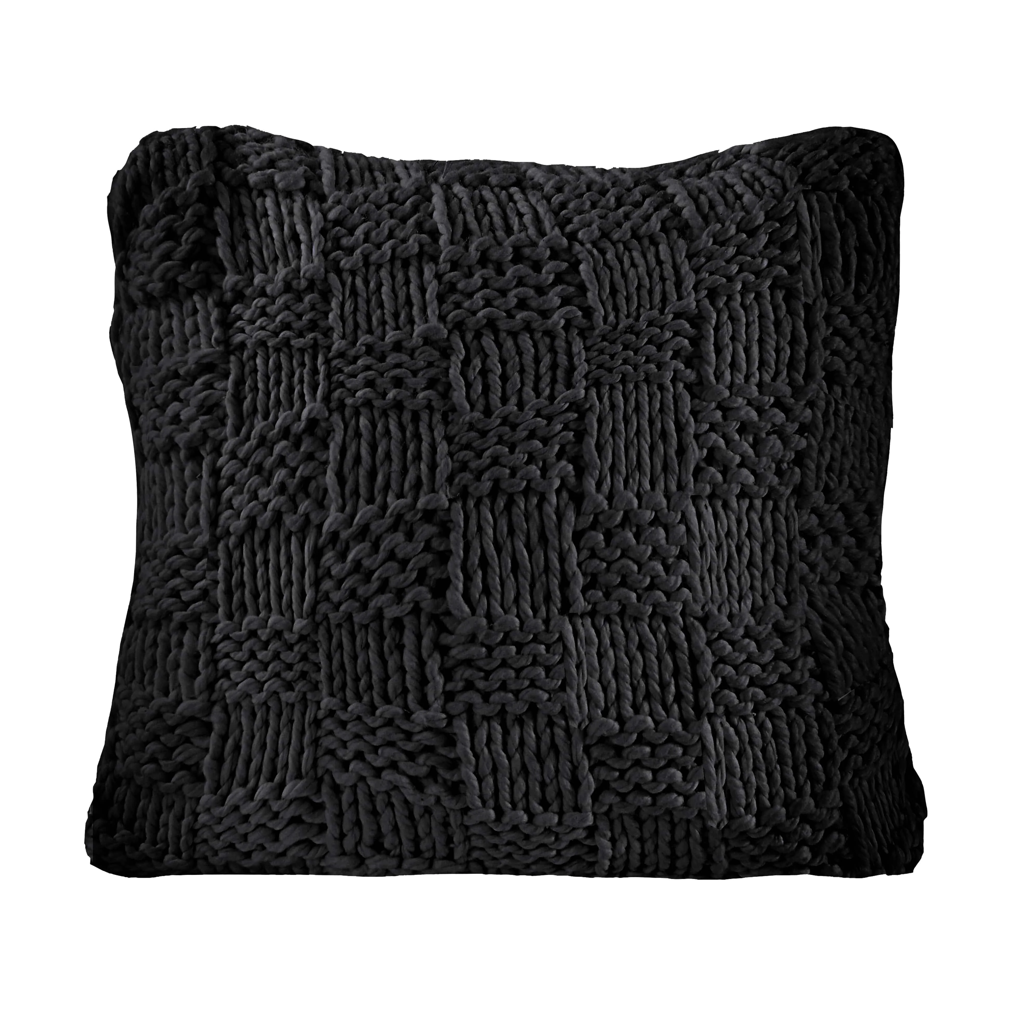 World-Class Chess Knit Euro Sham Modern
