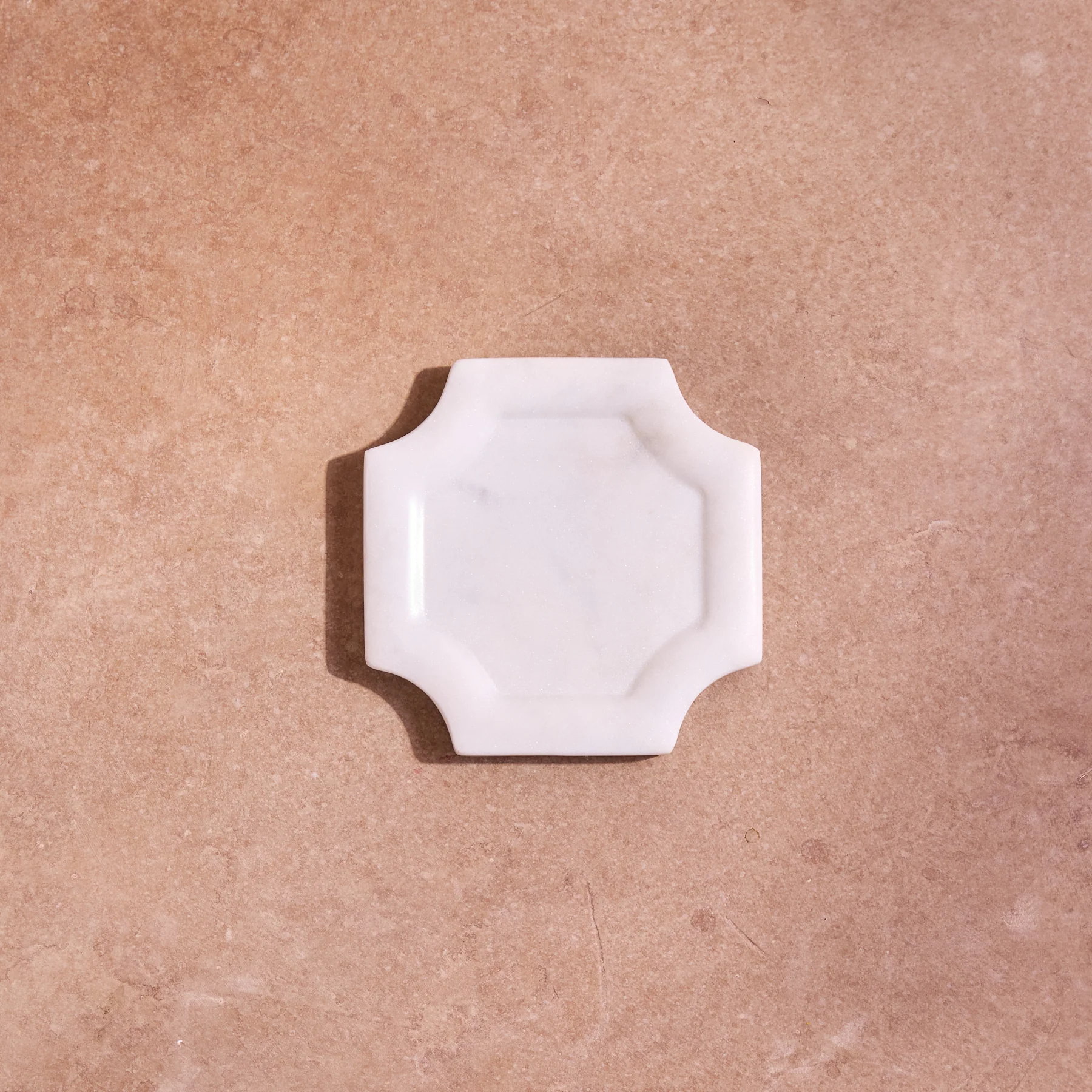 Responsible White Marble Framed Bottle Coaster Clean