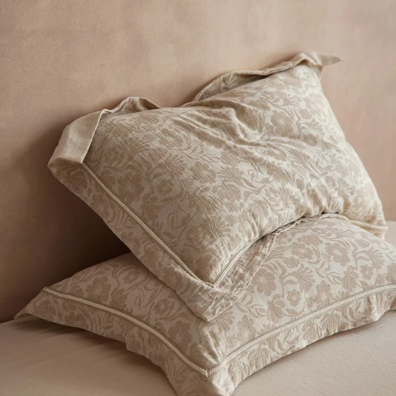Reliable Ownkoti Elegant Floral Jacquard Envelope Pillowcases 2PCS Flexible