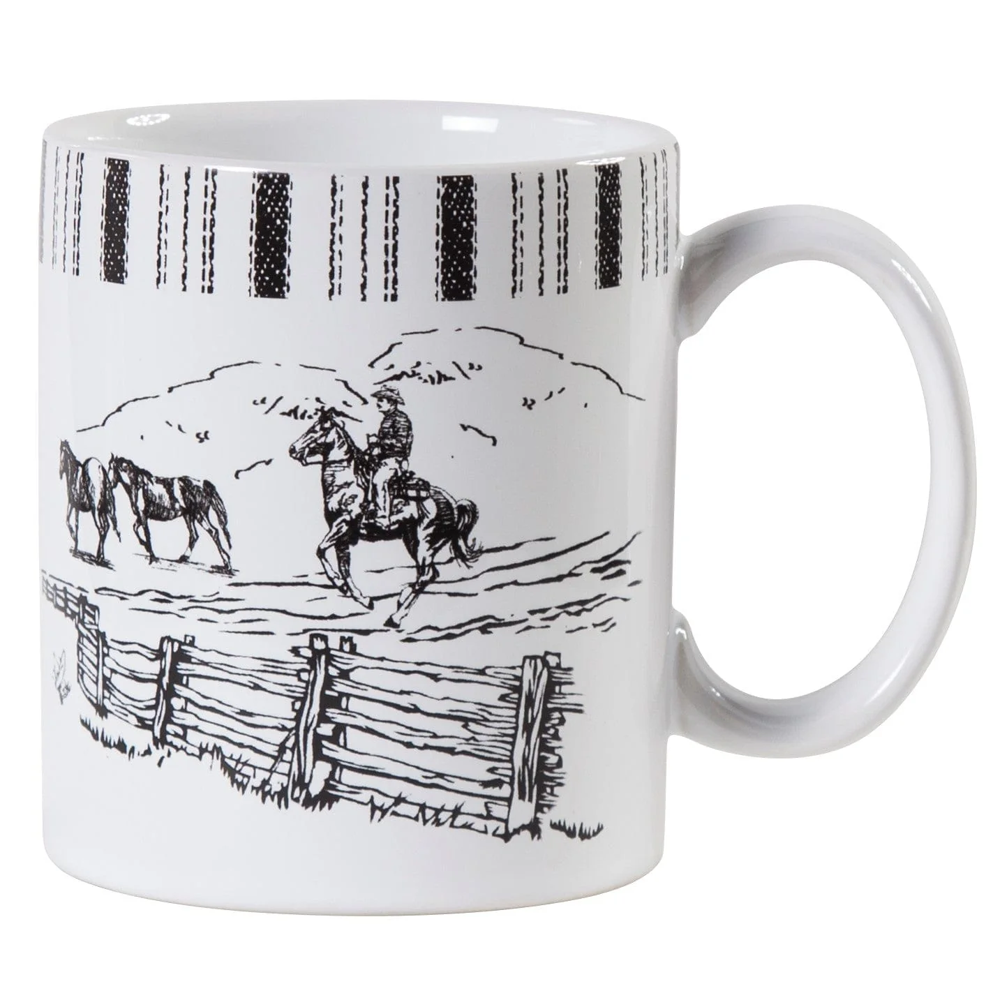 High-Performance Ranch Life Horse Mug Set 4 Pc Healthy