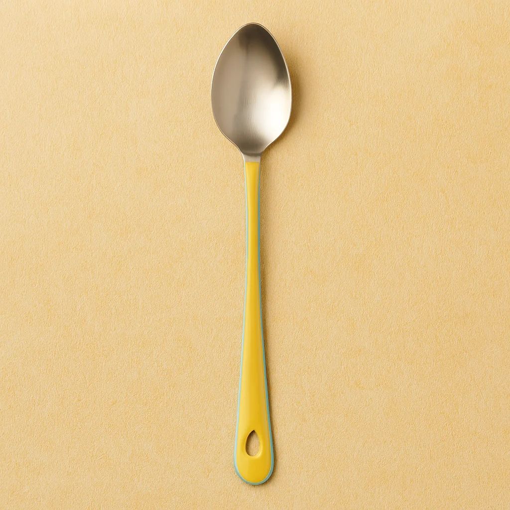 Environmentally Friendly Harlow Bright Mixing Spoon With Stainless Steel Head Mango Elegant