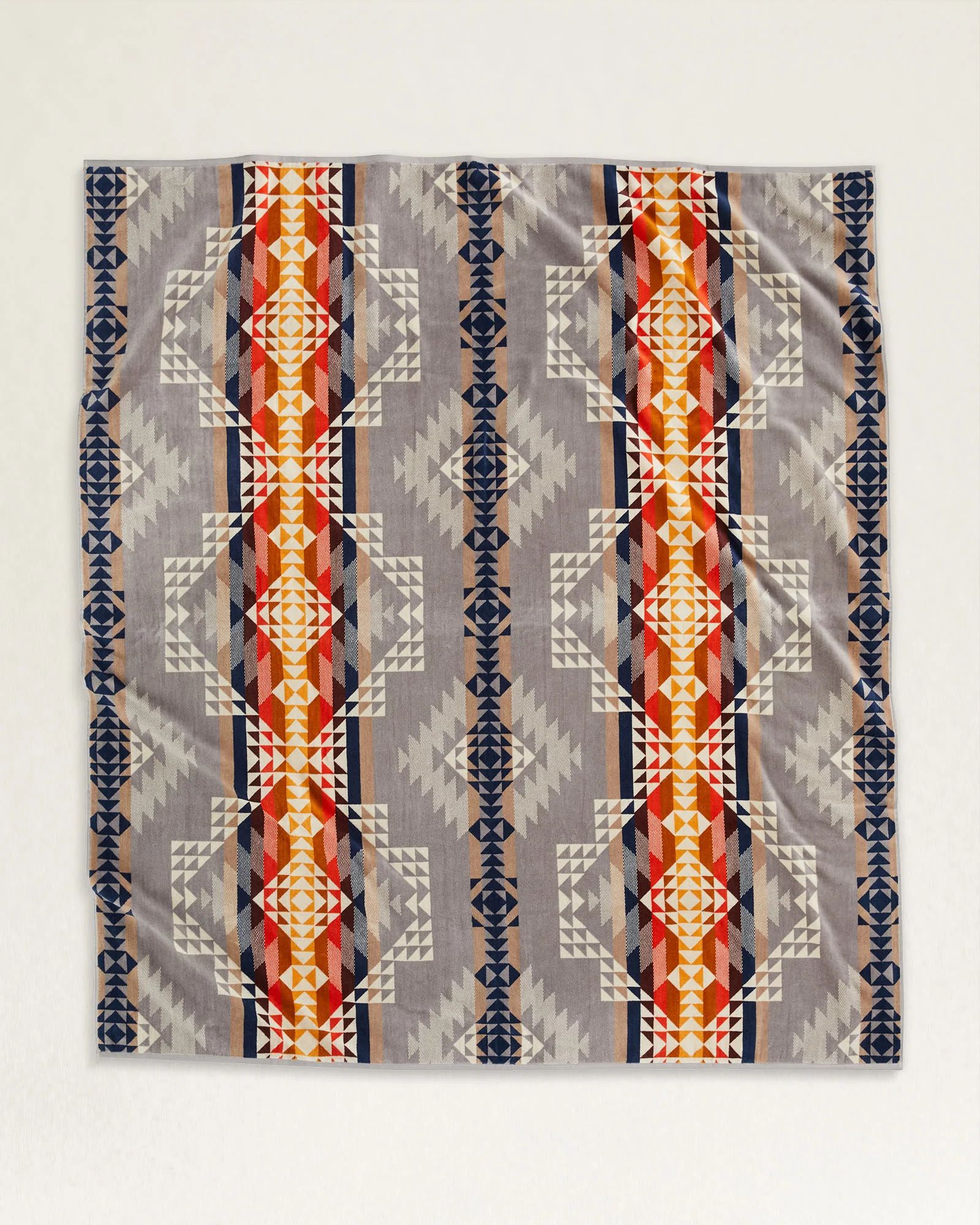Crafted Smith Rock Towel For Two Grey Traditional