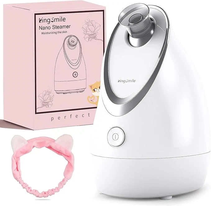 Elite Kingsmile Facial Steamer for Face 3 in 1 Face Steamer for Facial Deep Cleaning Casual