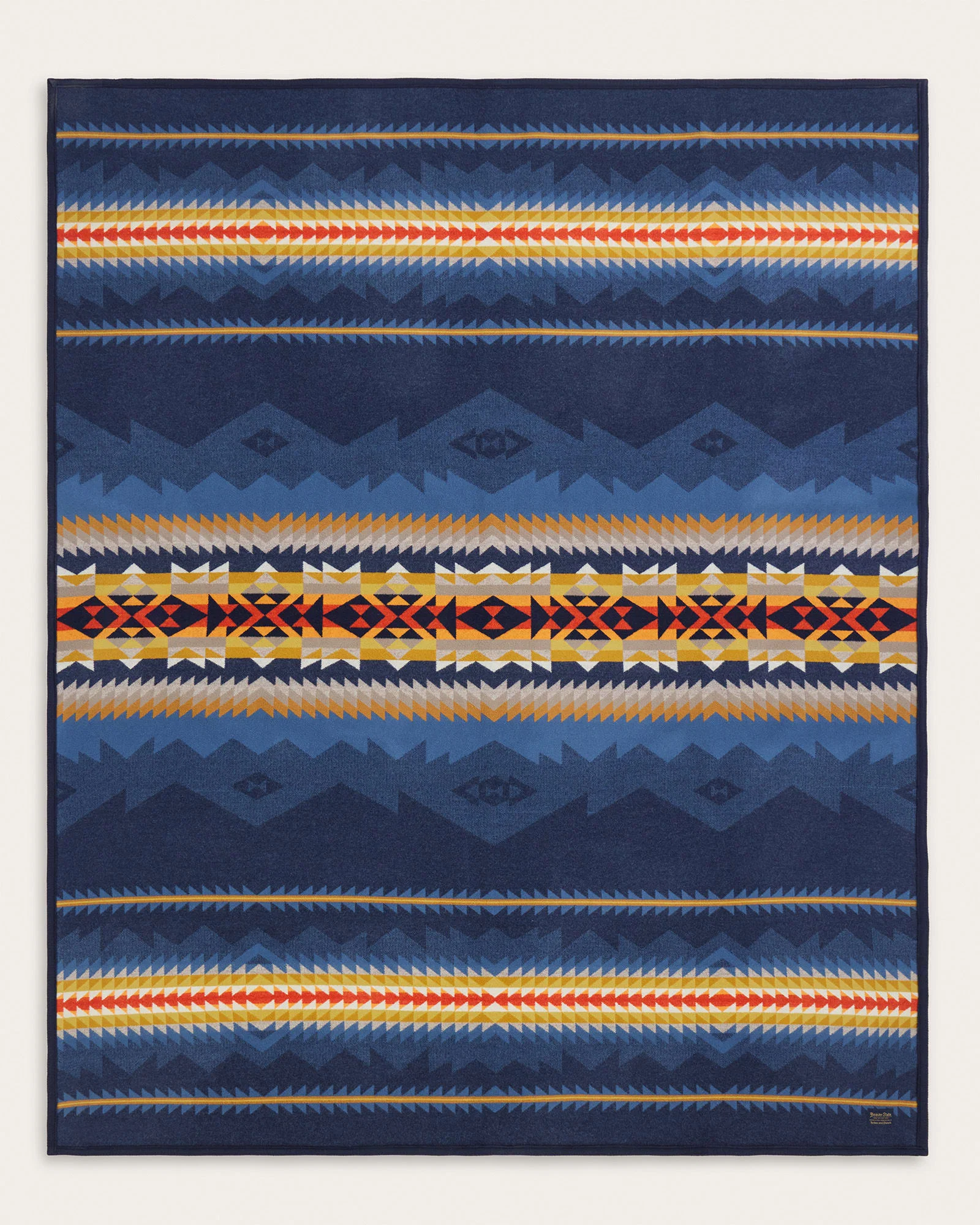 Environmentally Friendly Cascadia Blanket Blue Stylish