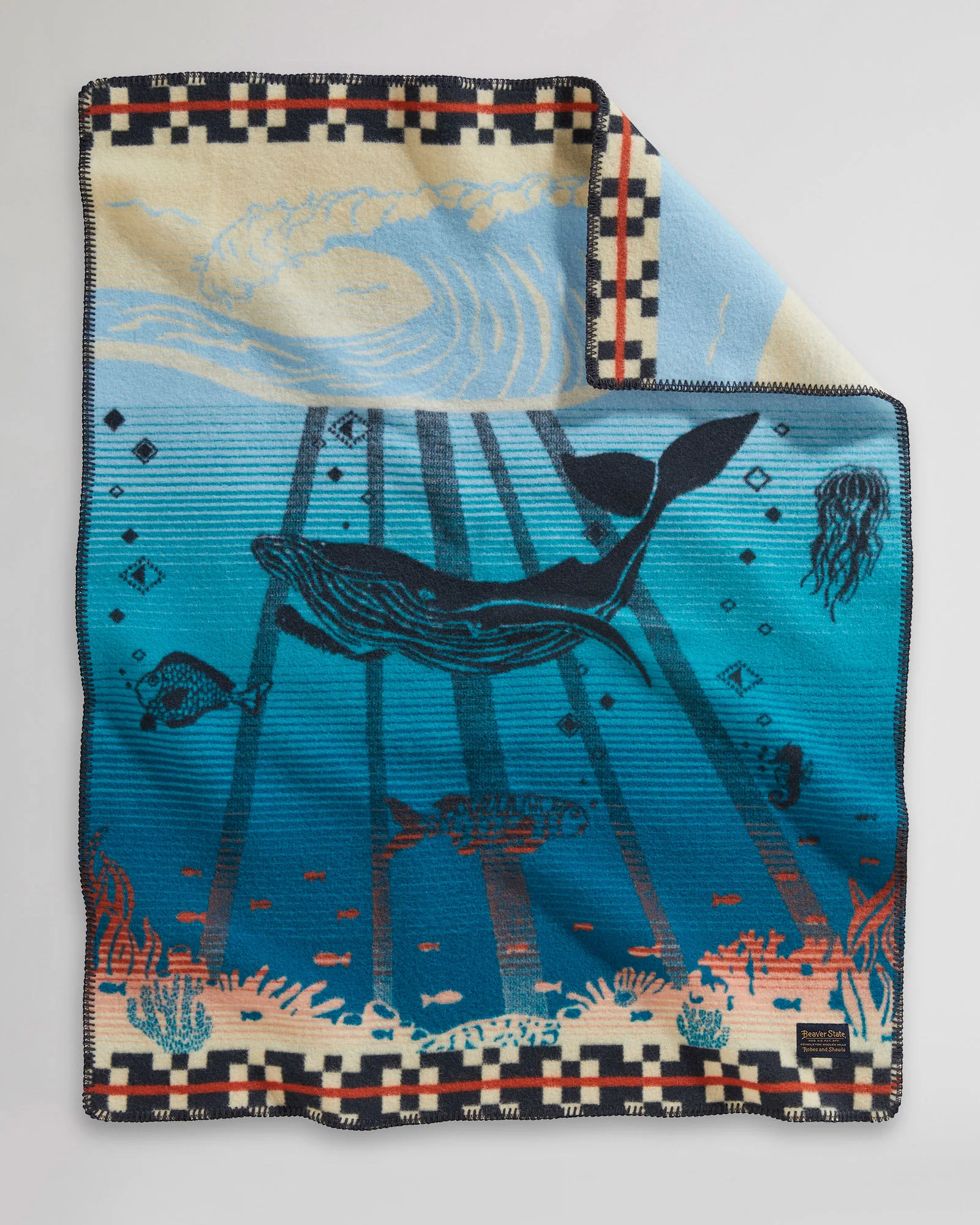 Comfortable Tide School Crib Blanket Original Design