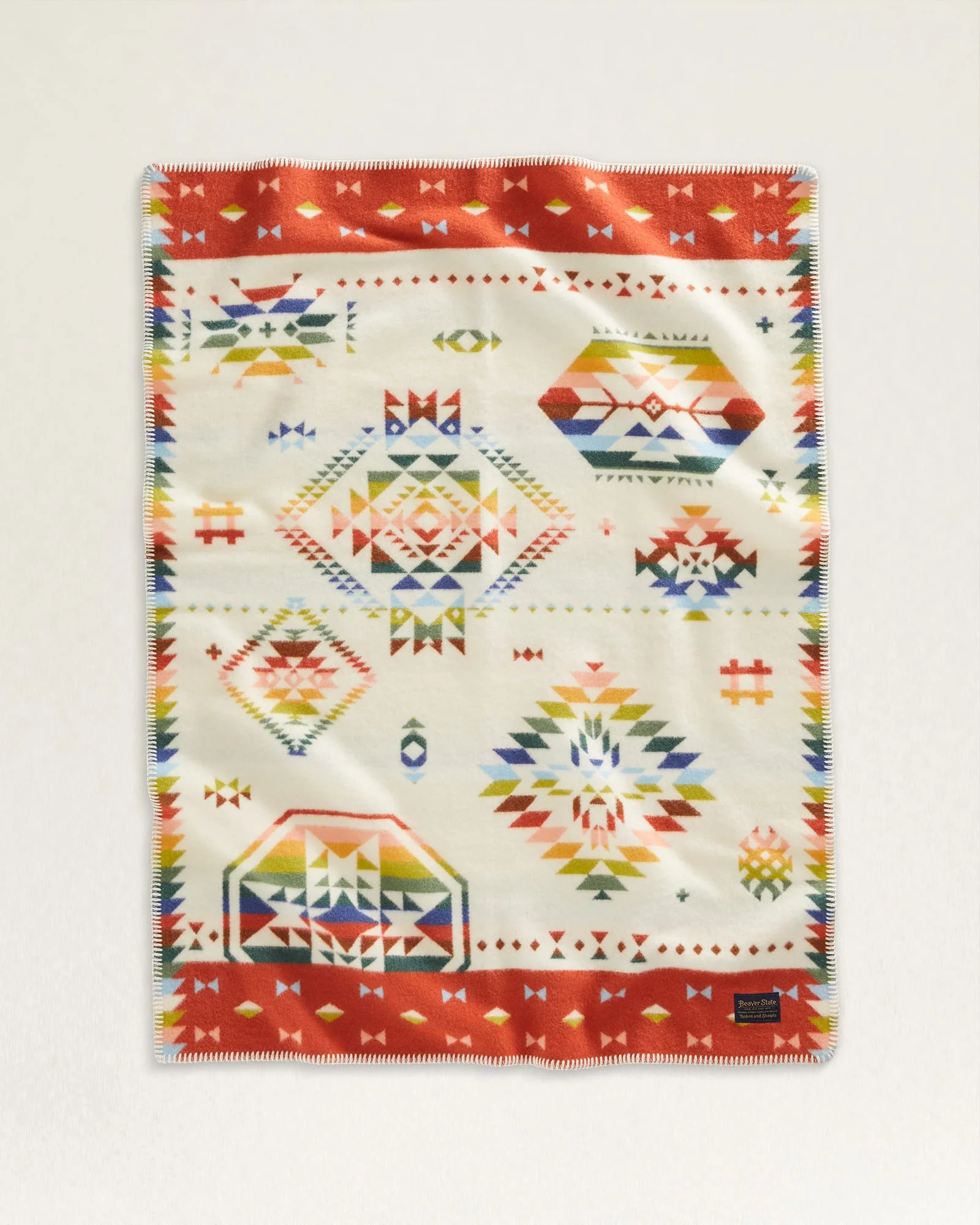 Environmentally Friendly Wild Blooms Crib Blanket Relaxed