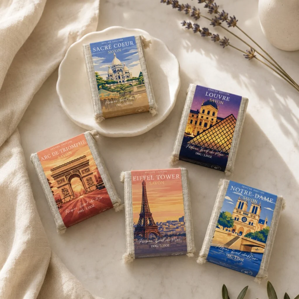 Selected French Destination Soap Set of 10 Exclusive