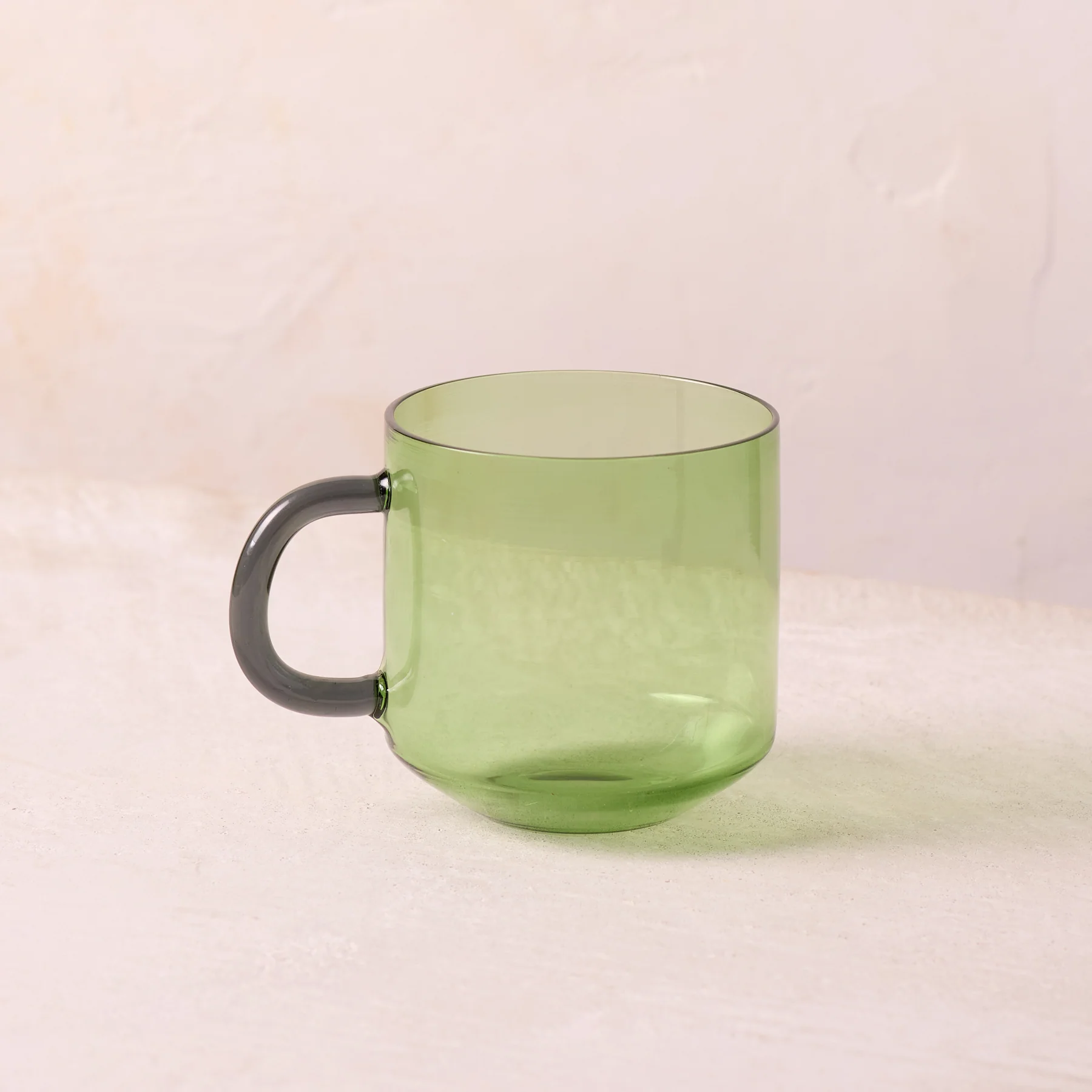 Pure Niko Glass Mug Green Set of 4 Functional