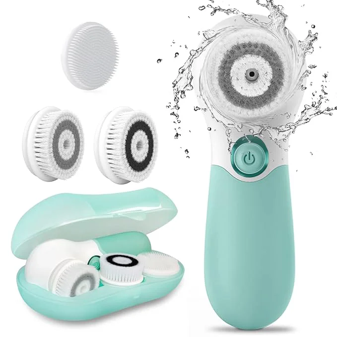 Contemporary Facial Cleansing Brush Electric Facial Exfoliating Massage Brush Fine