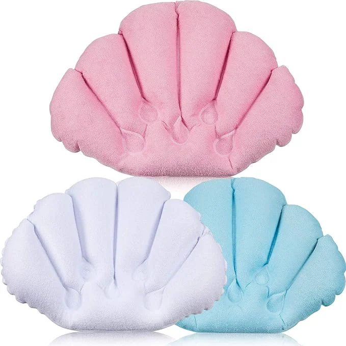 Exclusive 3 Pieces Inflatable Bath Pillow Certified