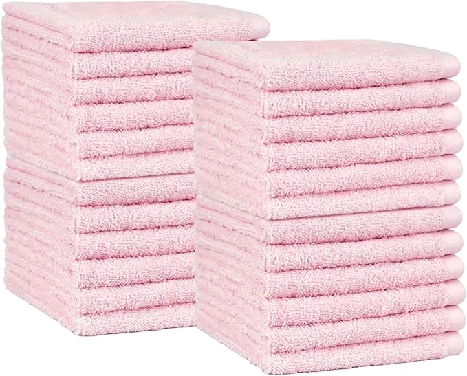 Dependable Amazon Basics Highly Absorbent Fast Drying Cotton Washcloths High-Performance